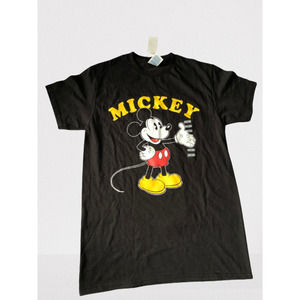 Mickey Mouse T-Shirt, Unisex, MULTIPLE SIZES, Black